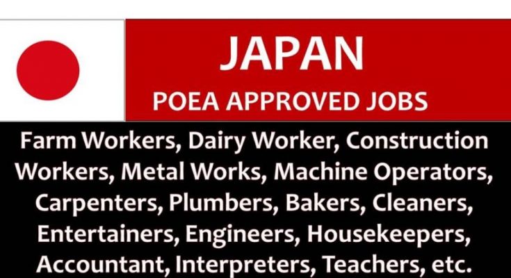 POEA JOB HIRING IN JAPAN