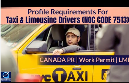 Taxi Driver through LMIA in Canada 2023